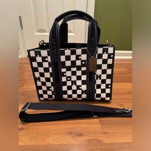 Coach Checkered Tote